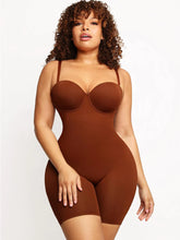 Load image into Gallery viewer, Reta Fancy Cupped Mid-Thigh Tummy Control Bodysuit Shapewear