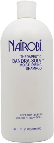 Nairobi Dandra-solv moisturizing shampoo 32 oz front photo. 