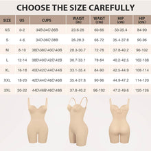 Load image into Gallery viewer, Reta Fancy Cupped Mid-Thigh Tummy Control Bodysuit Shapewear