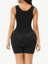 Load image into Gallery viewer, Reta Full Body Shaper Glue Zipper Open Crotch Lace Firm Foundations Shapewear