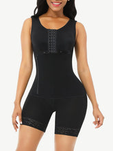 Load image into Gallery viewer, Reta Full Body Shaper Glue Zipper Open Crotch Lace Firm Foundations Shapewear