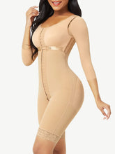Load image into Gallery viewer, Reta Hourglass Post-surgical Body Shaper With Sleeves Good Elastic Shapewear the best full body shapewear front photo