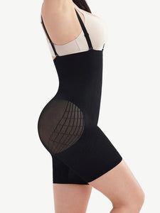 Reta High Waisted Shapewear With Bra Clips Tight Fit Shapewear