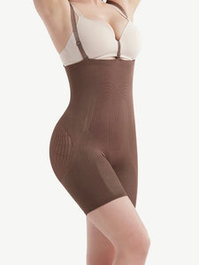 Reta High Waisted Shapewear With Bra Clips Tight Fit Shapewear