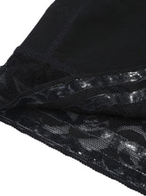 Load image into Gallery viewer, Reta Full Body Shaper Glue Zipper Open Crotch Lace Firm Foundations Shapewear