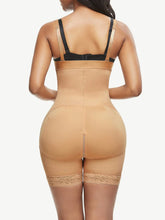 Load image into Gallery viewer, Reta Full Body Shaper Fajas Big Size Lace Trim Shapewear