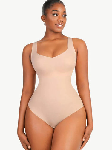 Reta V Neck Fit 3 in 1 Bodysuit Shapewear the best shapewear for mid section front photo