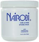 Nairobi Curl & Shine Wax 16 oz Licensed Professionals Only - New Supply Zone & Fab Fashions front photo